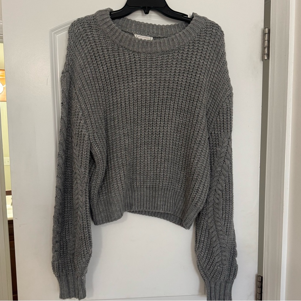 Love Riche Charcoal Knit Sweater